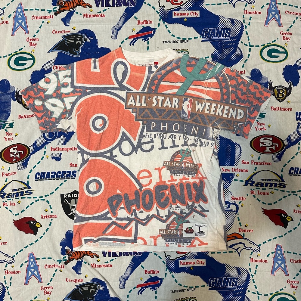 Mitchell & Ness 1995 NBA All Star Weekend AOP Graphic Tee